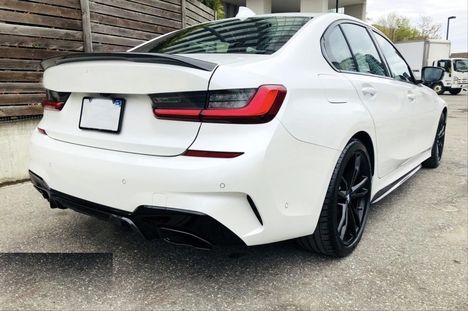 BMW 3 SERISI G20 2019+ IÇIN UYUMLU DIFÜZÖR 3.40i PIANO BLACK ( M-Sport)
